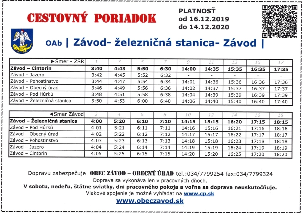 Kursbuch Slowakei 2020/2021 Cestovny poriadok